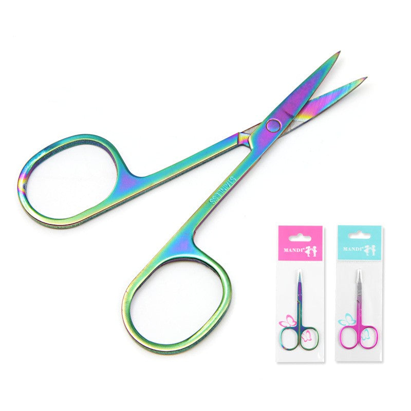Titanium Eyebrow Scissors Titanium Eyebrow Scissors